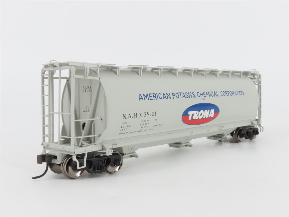 HO Scale Atlas 20000547 NAHX Trona 3-Bay Cylindrical Hopper #38101