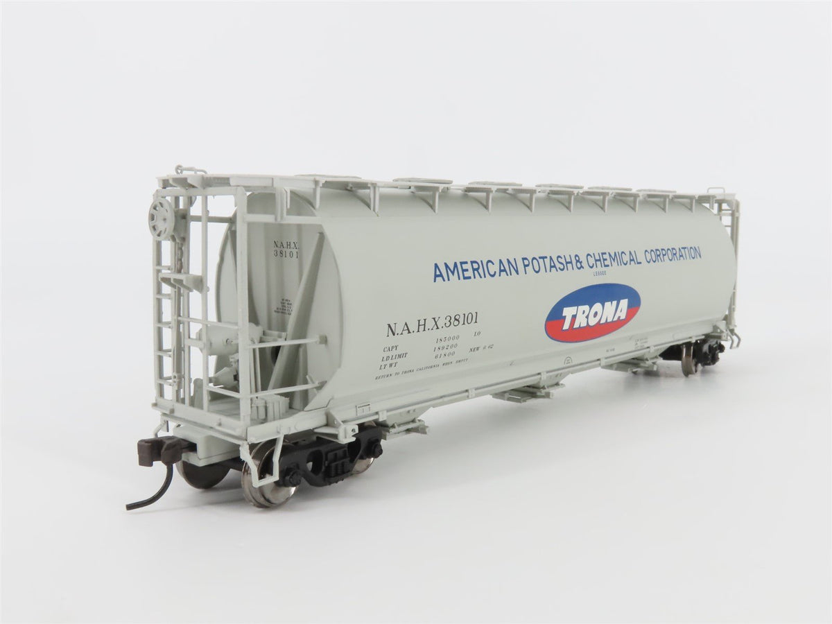 HO Scale Atlas 20000547 NAHX Trona 3-Bay Cylindrical Hopper #38101
