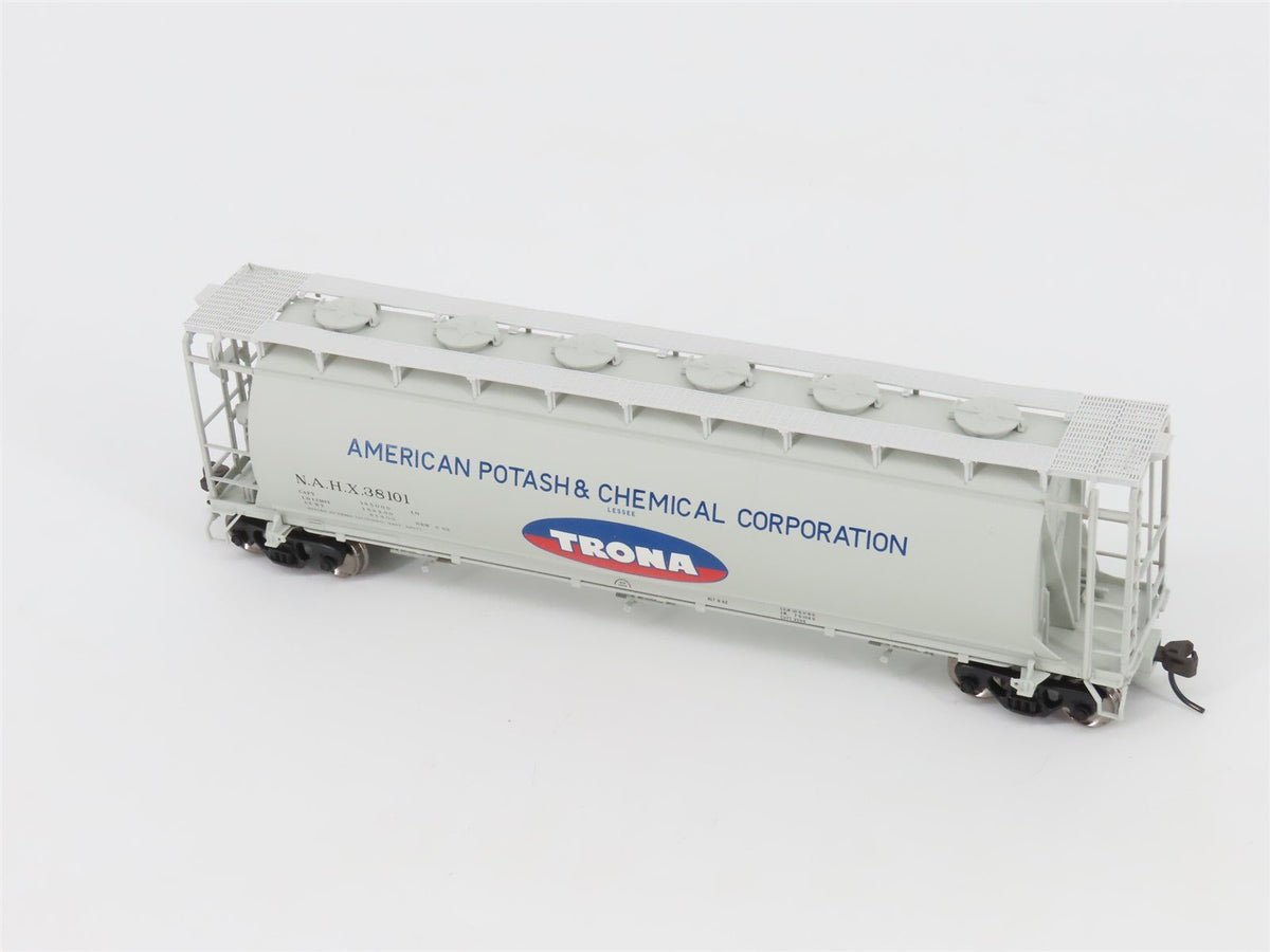 HO Scale Atlas 20000547 NAHX Trona 3-Bay Cylindrical Hopper #38101