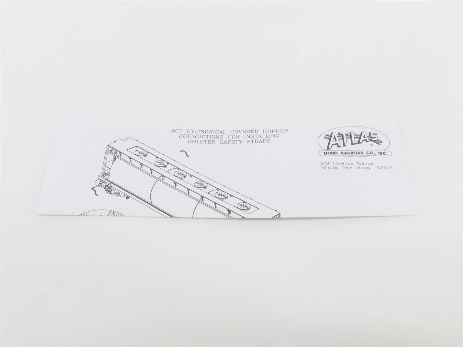 HO Scale Atlas 20000547 NAHX Trona 3-Bay Cylindrical Hopper #38101