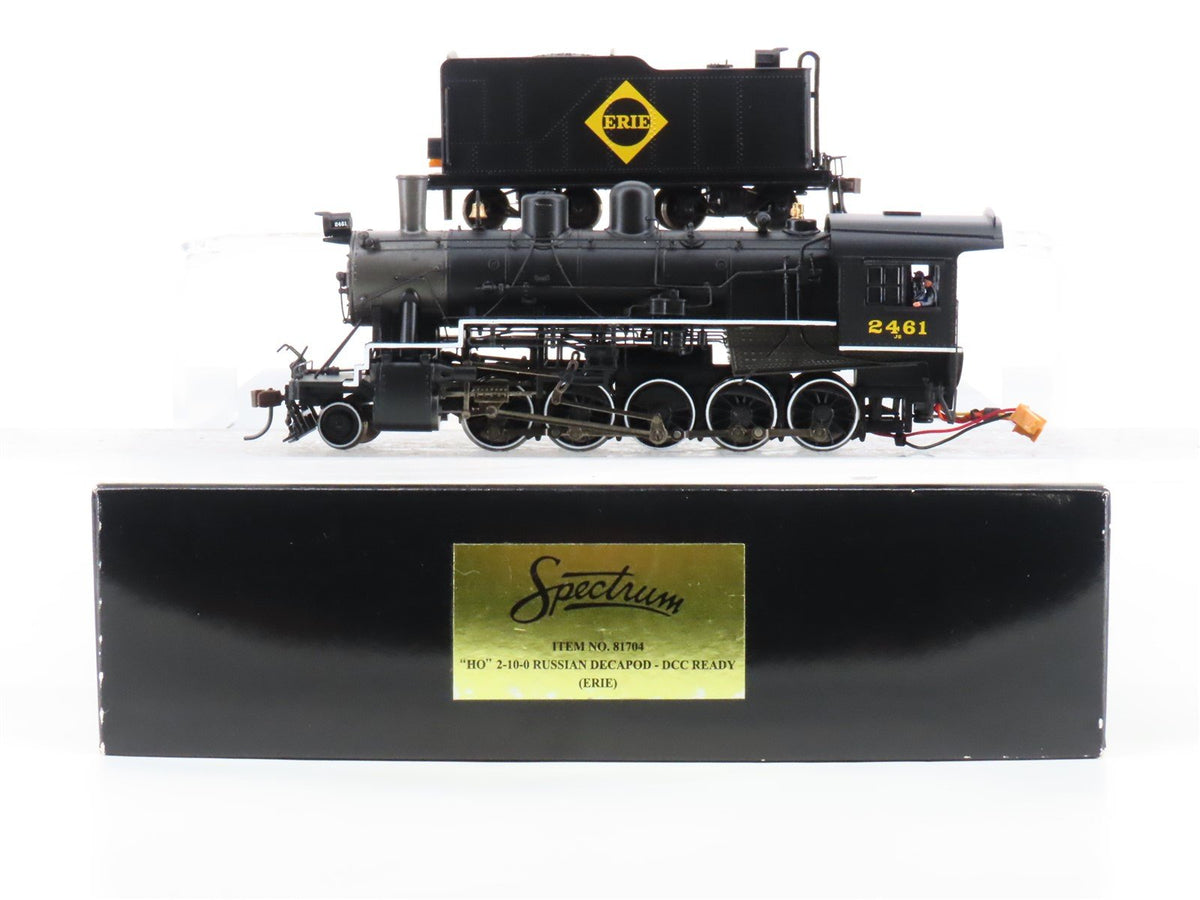 HO Bachmann Spectrum 81704 ERIE 2-10-0 Russian Decapod Steam #2461 - DCC Ready