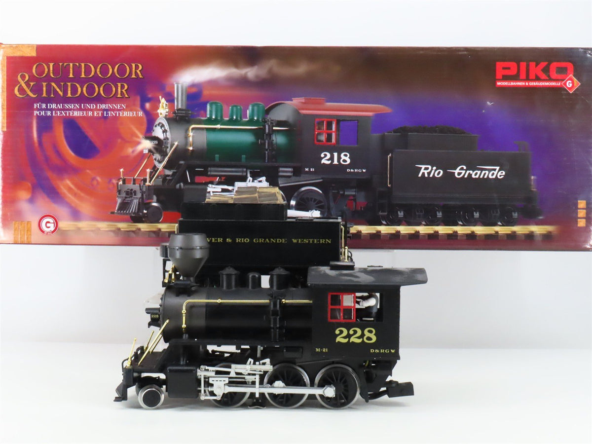 G Scale Piko 38214 DRGW Rio Grande 2-6-0 Steam Loco #228 w/DCC &amp; Sound