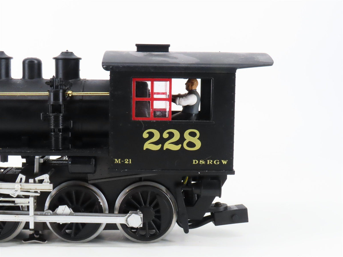 G Scale Piko 38214 DRGW Rio Grande 2-6-0 Steam Loco #228 w/DCC &amp; Sound