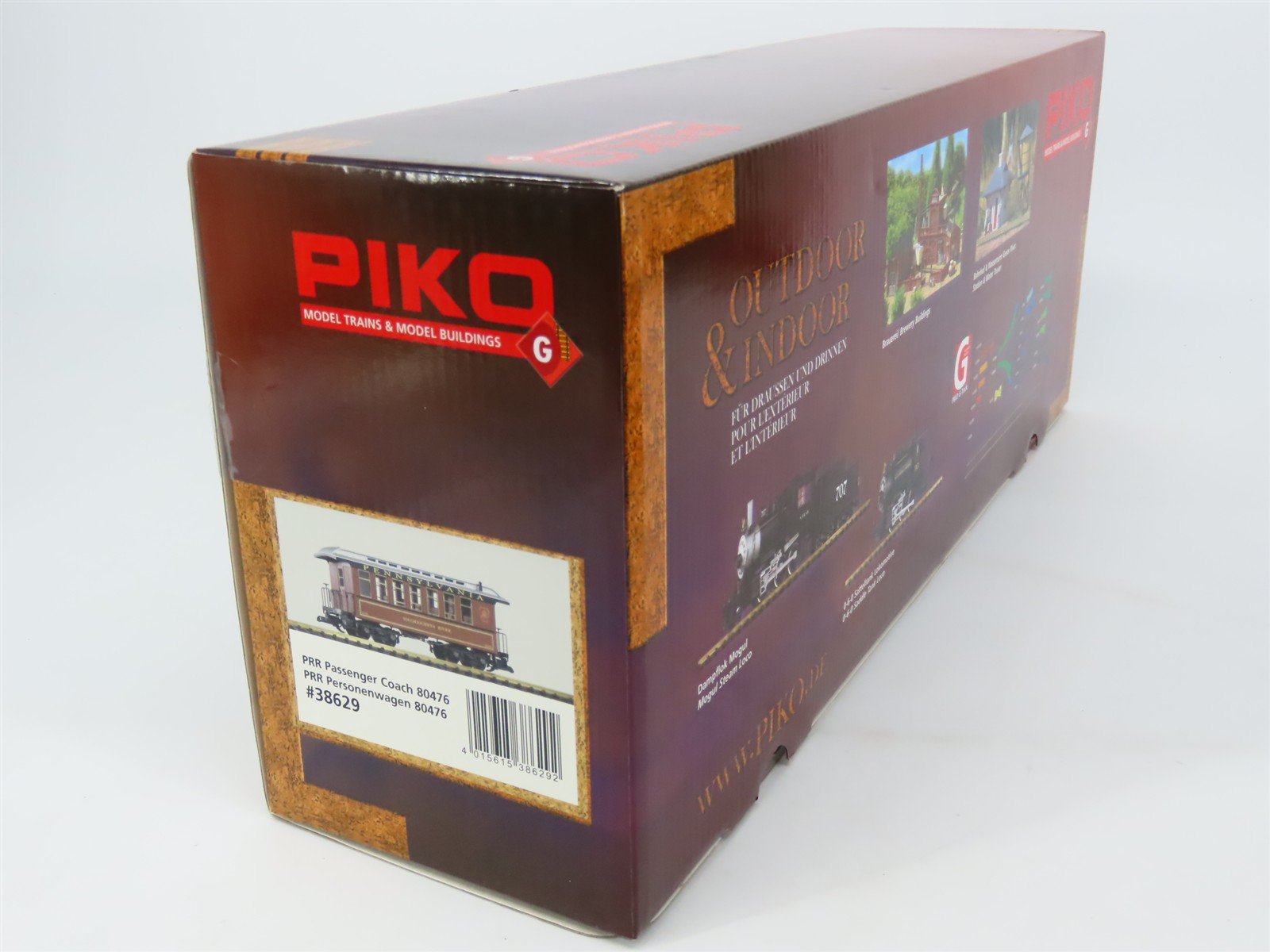 G Scale PIKO 38629 PRR Pennsylvania Coach Passenger #80476 