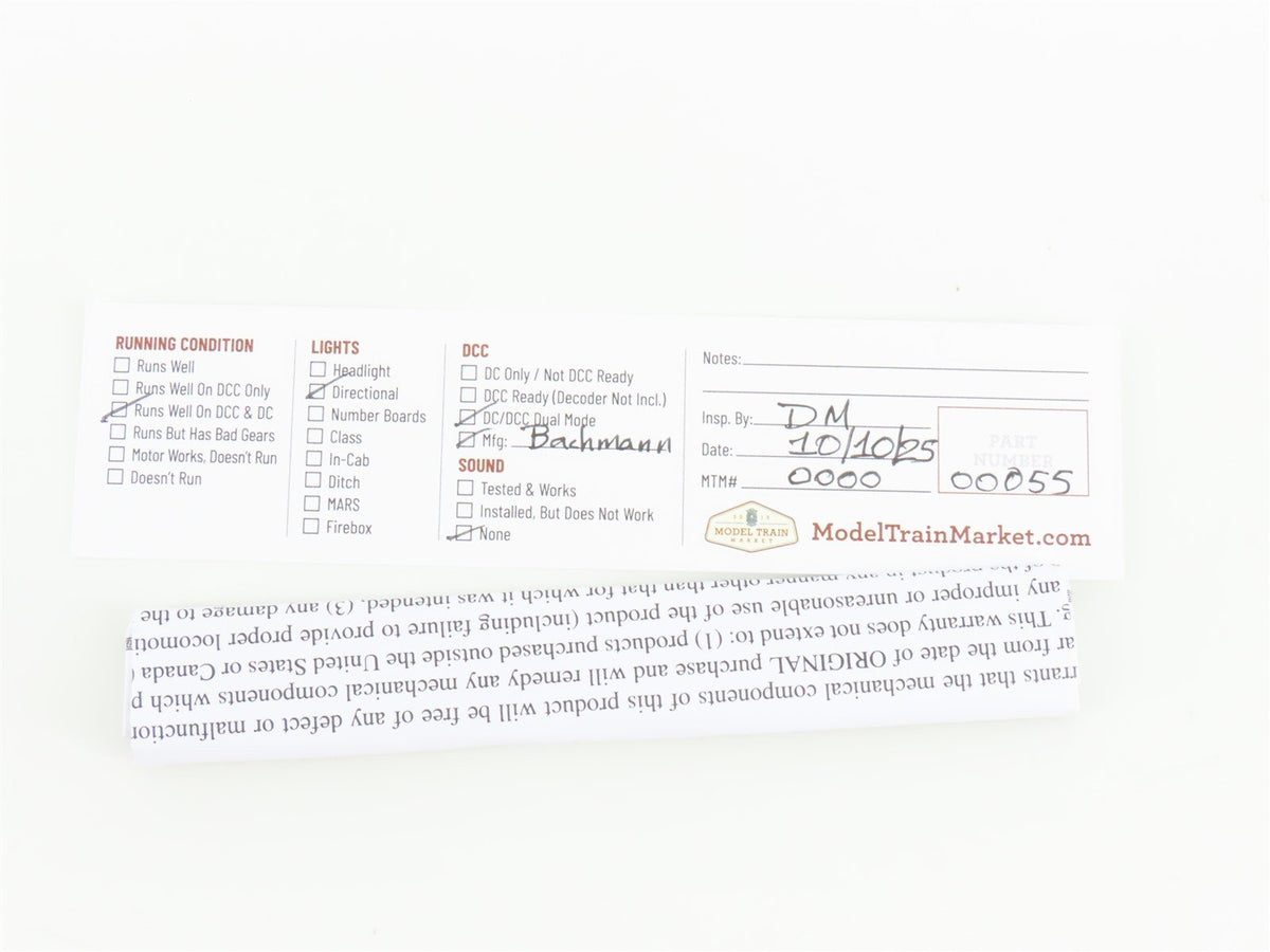 N Scale Bachmann 64259 D&amp;H Delaware &amp; Hudson ALCO RS-3 Diesel #4103 w/ DCC