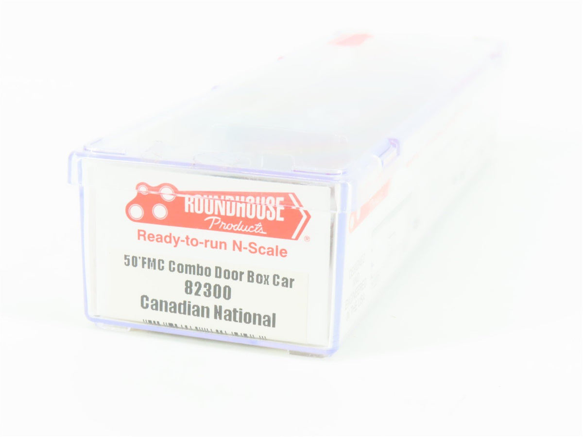 N Scale Roundhouse 82300 CNA Canadian National 50&#39; FMC Boxcar #553709 UPGRADED