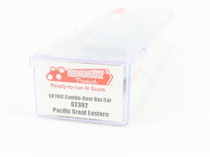 N Roundhouse 82302 PGE Pacific Great Eastern 50' FMC Boxcar #40360 UPGRADED