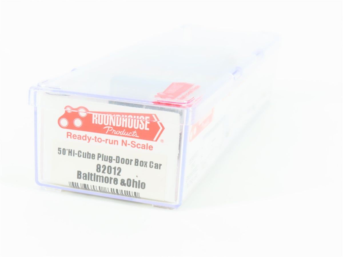 N Roundhouse 82012 B&amp;O Baltimore &amp; Ohio 50&#39; Hi-Cube Boxcar #482823 UPGRADED