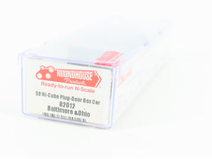 N Roundhouse 82012 B&O Baltimore & Ohio 50' Hi-Cube Boxcar #482823 UPGRADED
