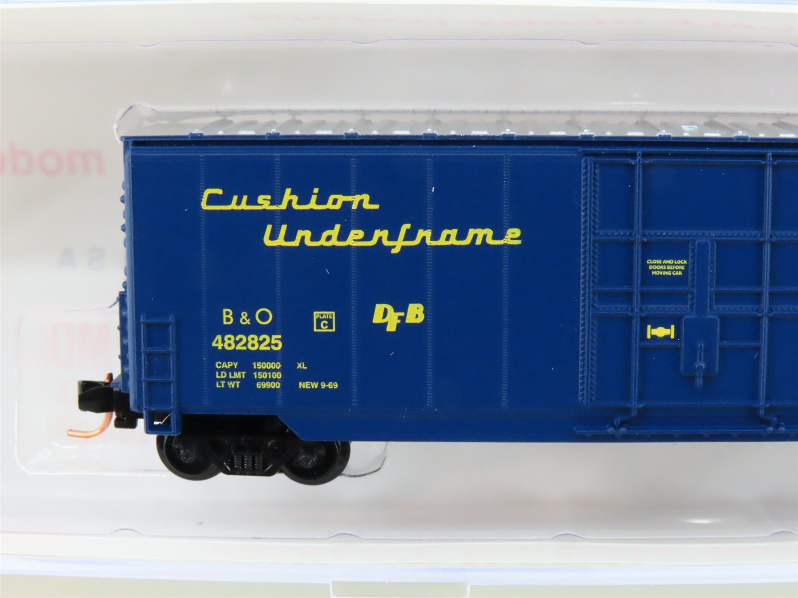 N Roundhouse 82012 B&O Baltimore & Ohio 50' Hi-Cube Boxcar #482825 UPGRADED