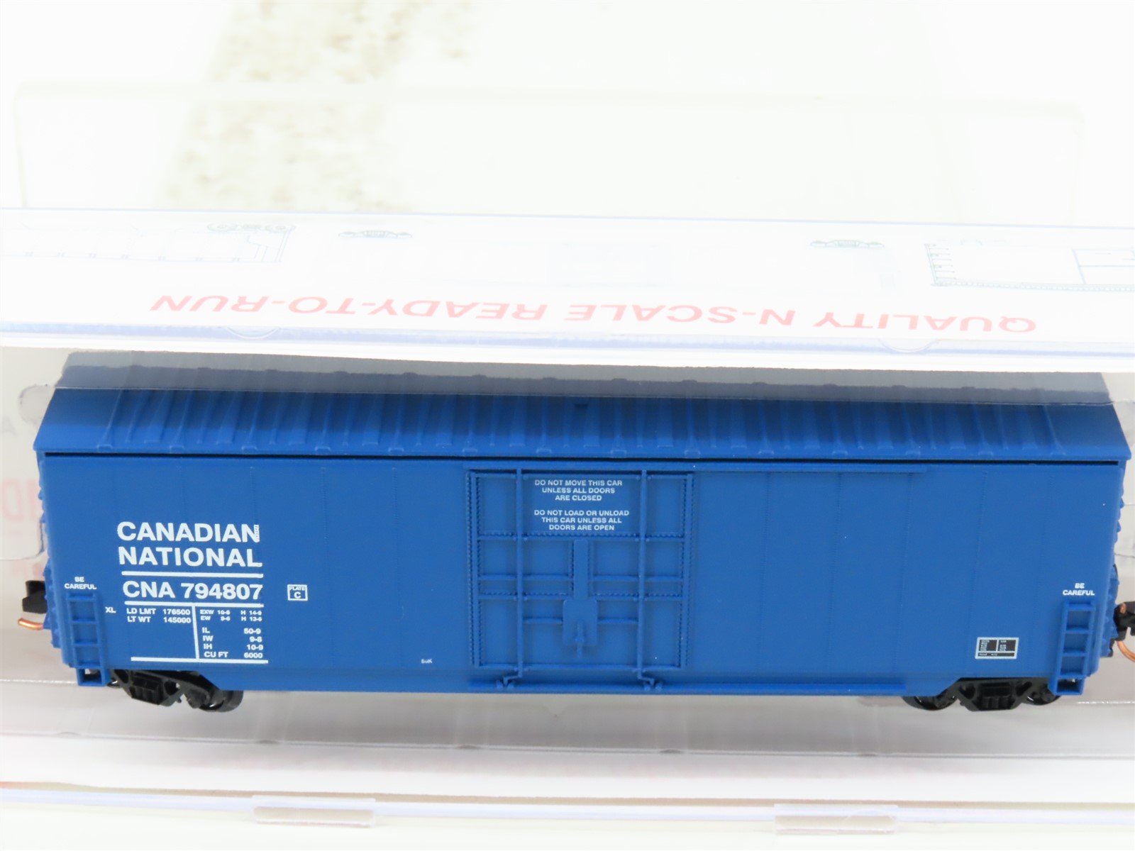 N Roundhouse 82013 CNA Canadian National 50' Hi-Cube Boxcar #794807 UPGRADED