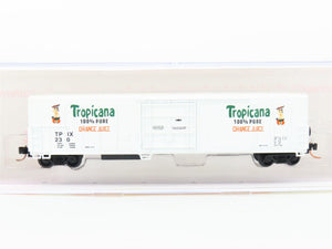 N Scale Roundhouse 84204 TPIX Tropicana 57' Mech Reefer #230 UPGRADED