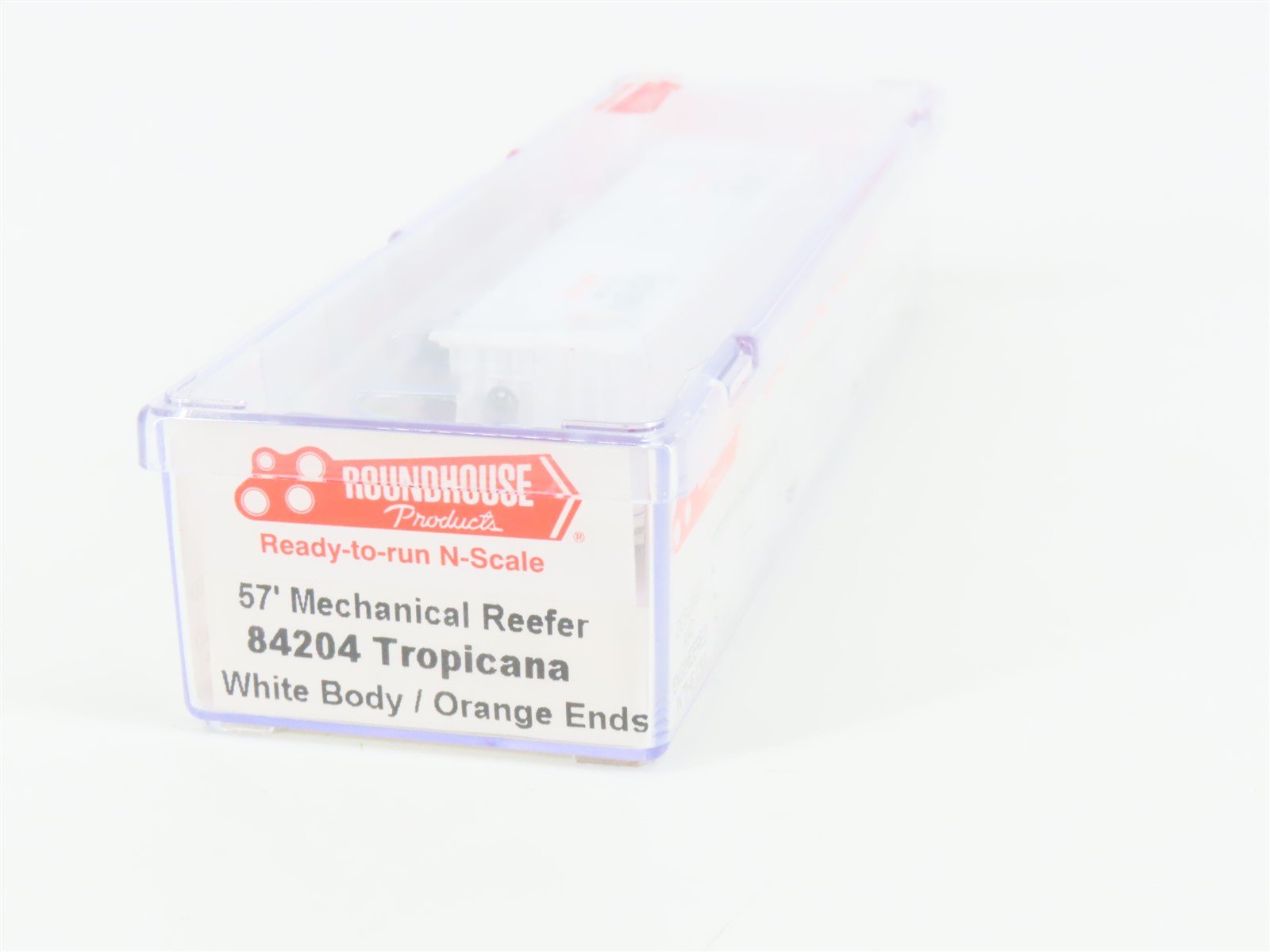 N Scale Roundhouse 84204 TPIX Tropicana 57' Mech Reefer #230 UPGRADED