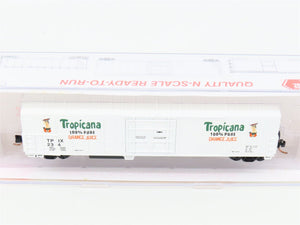 N Scale Roundhouse 84204 TPIX Tropicana 57' Mech Reefer #234 UPGRADED