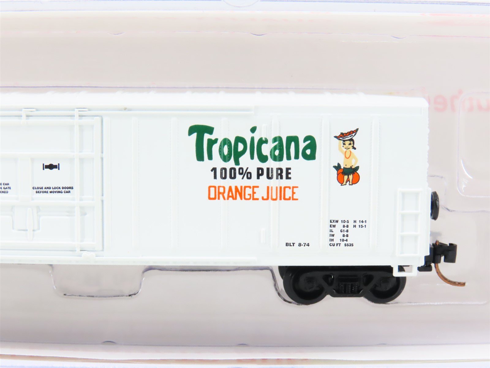 N Scale Roundhouse 84204 TPIX Tropicana 57' Mech Reefer #246 UPGRADED
