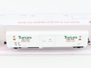 N Scale Roundhouse 84204 TPIX Tropicana 57' Mech Reefer #246 UPGRADED