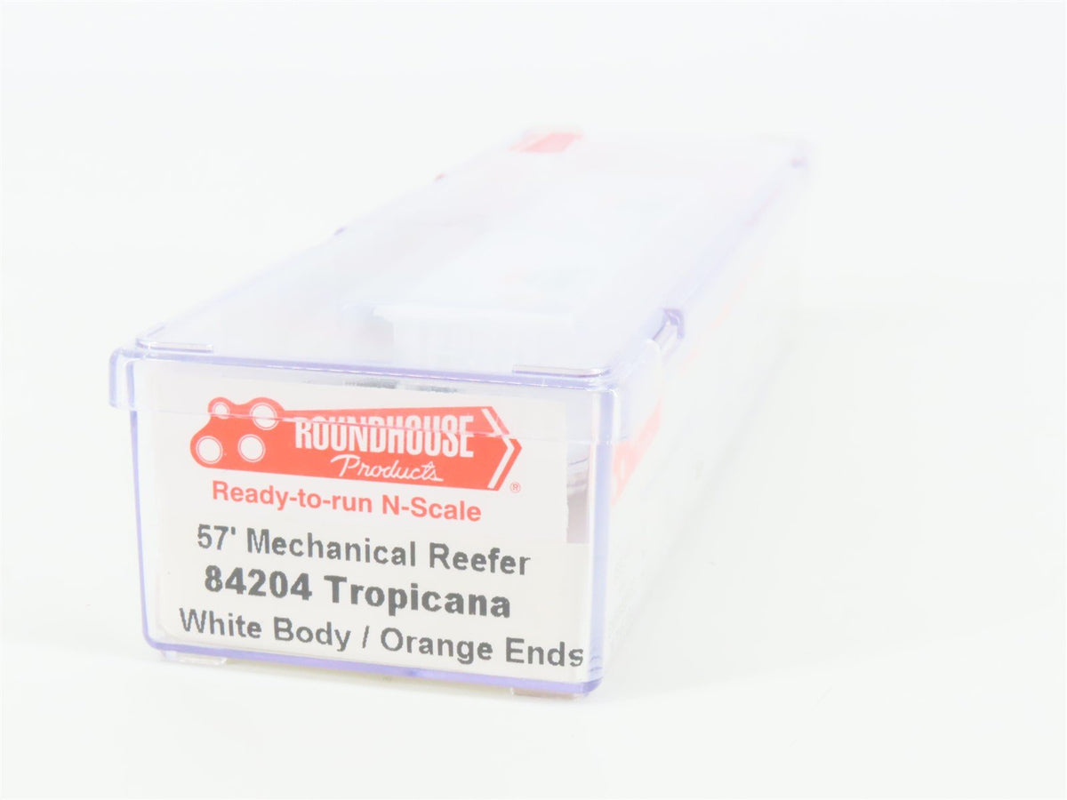 N Scale Roundhouse 84204 TPIX Tropicana 57&#39; Mech Reefer #246 UPGRADED