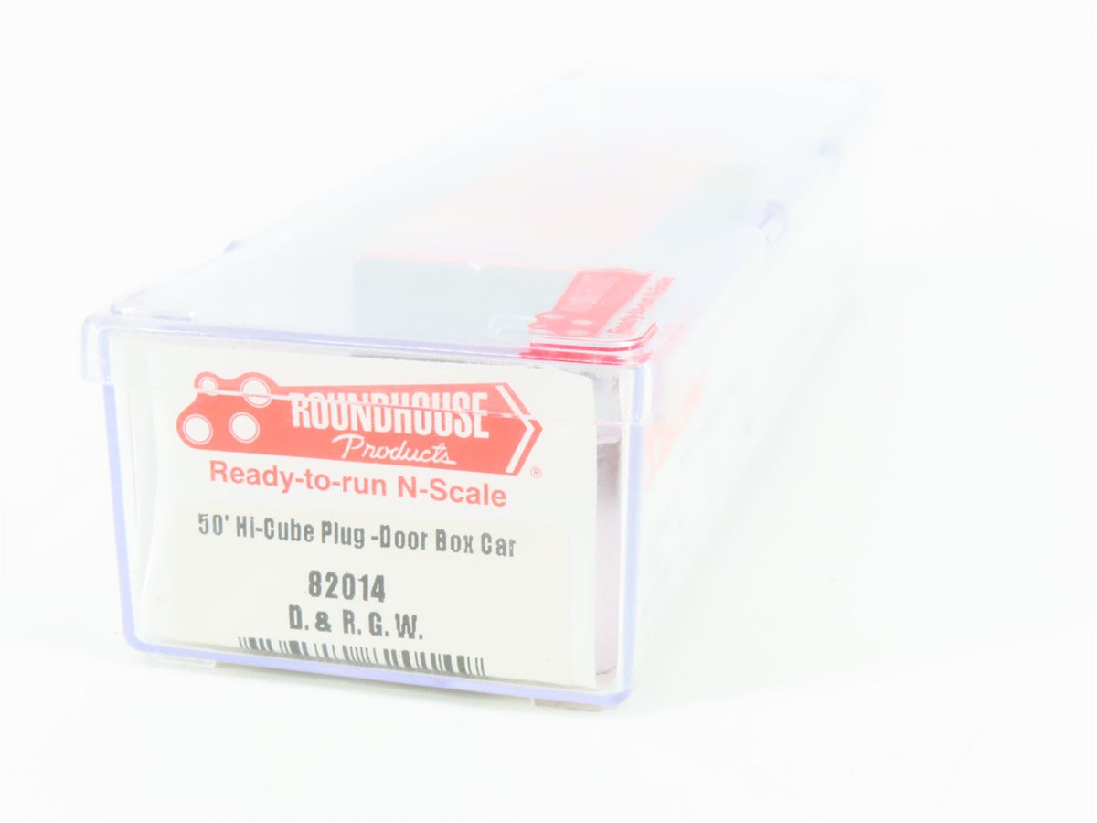 N Scale Roundhouse 82014 DRGW Rio Grande 50&#39; Hi-Cube Boxcar #61527 UPGRADED