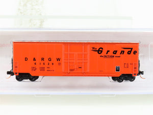 N Scale Roundhouse 82014 DRGW Rio Grande 50' Hi-Cube Boxcar #61529 UPGRADED