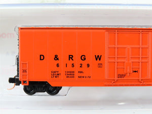 N Scale Roundhouse 82014 DRGW Rio Grande 50' Hi-Cube Boxcar #61529 UPGRADED