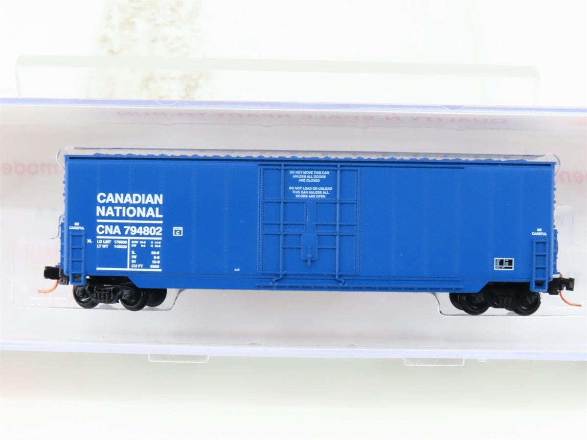 N Roundhouse 82013 CNA Canadian National 50&#39; Hi-Cube Boxcar #794802 UPGRADED