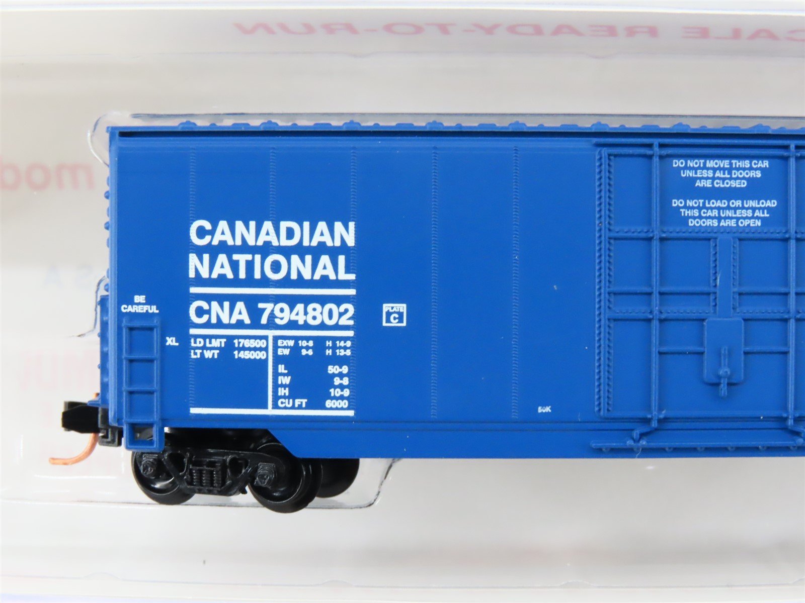 N Roundhouse 82013 CNA Canadian National 50' Hi-Cube Boxcar #794802 UPGRADED