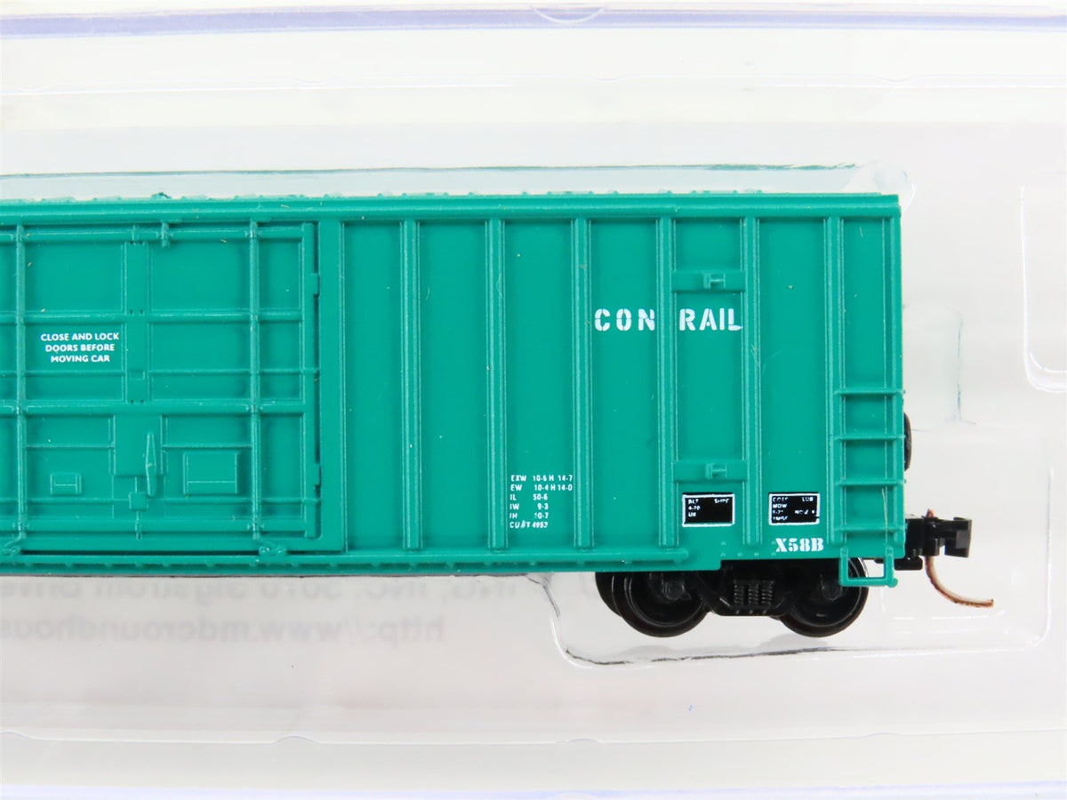 N Scale Roundhouse 83614 CR Conrail 50&#39; FMC PD Boxcar #230590 UPGRADED