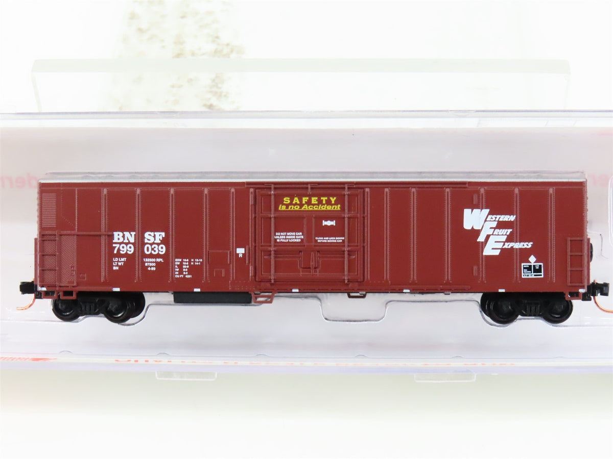 N Roundhouse 84206 BNSF Western Fruit Express 57&#39; Mech Reefer #799039 UPGRADED