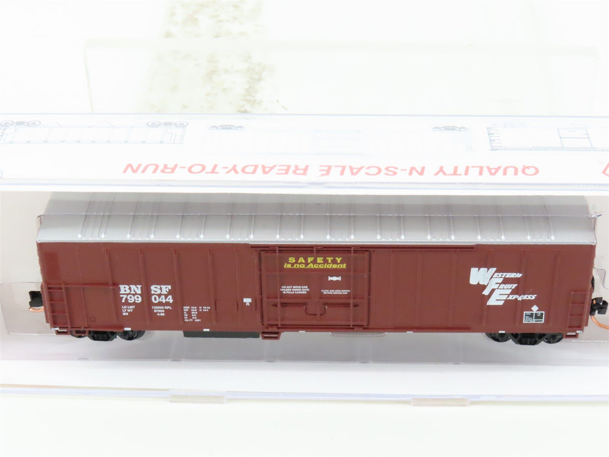 N Roundhouse 84206 BNSF Western Fruit Express 57&#39; Mech Reefer #799039 UPGRADED