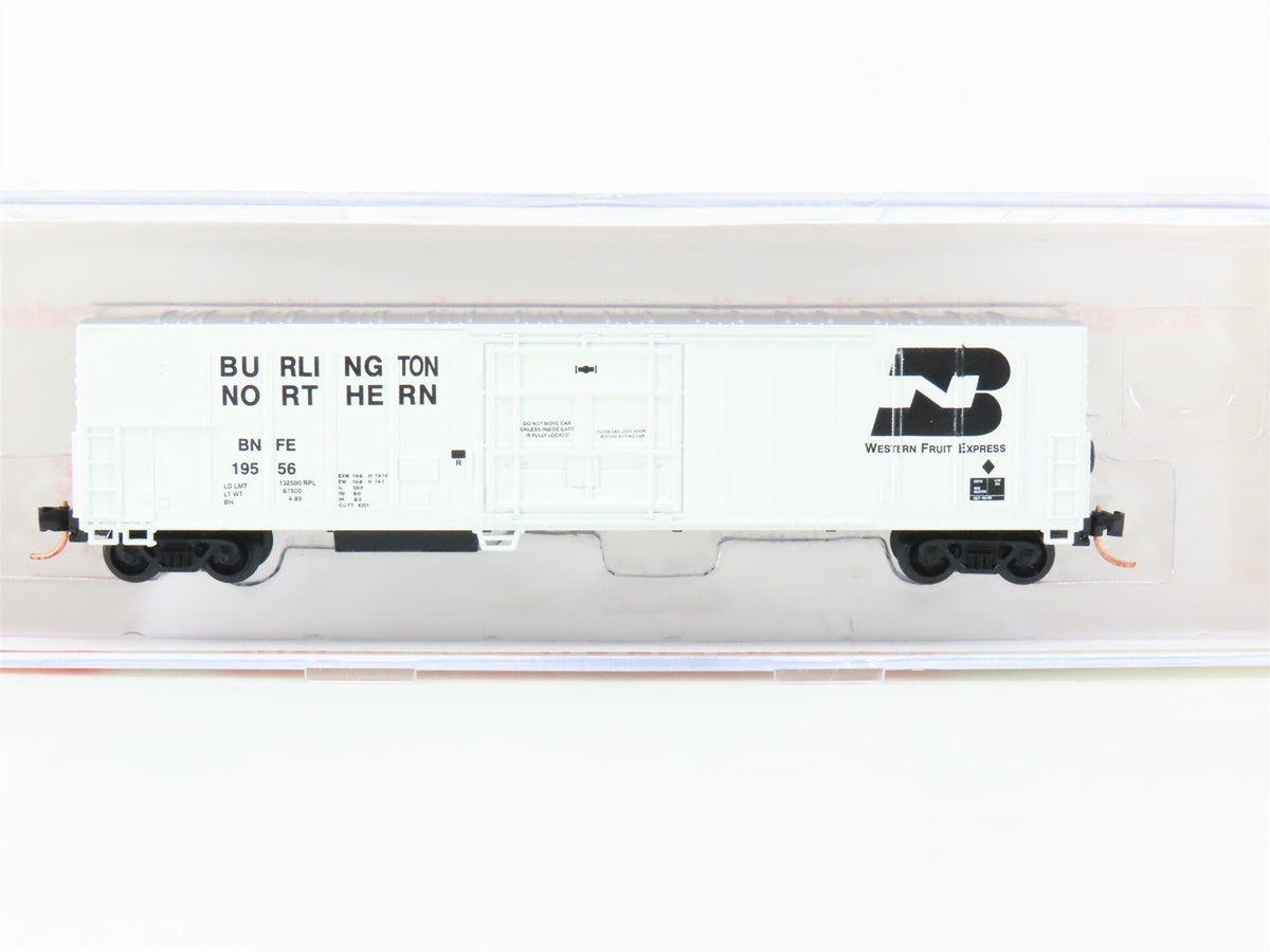 N Roundhouse 84207 BNSF Western Fruit Express 57&#39; Mech Reefer #19556 UPGRADED