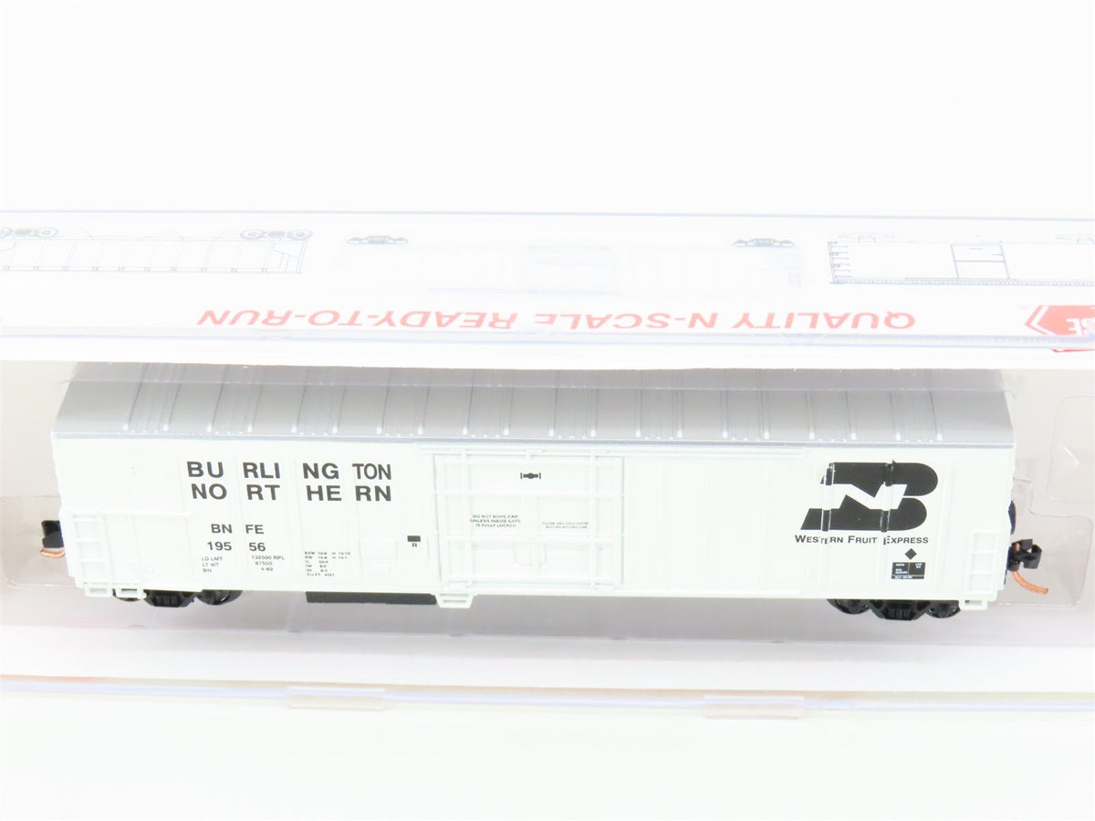 N Roundhouse 84207 BNSF Western Fruit Express 57&#39; Mech Reefer #19556 UPGRADED