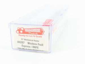 N Roundhouse 84207 BNSF Western Fruit Express 57' Mech Reefer #19556 UPGRADED