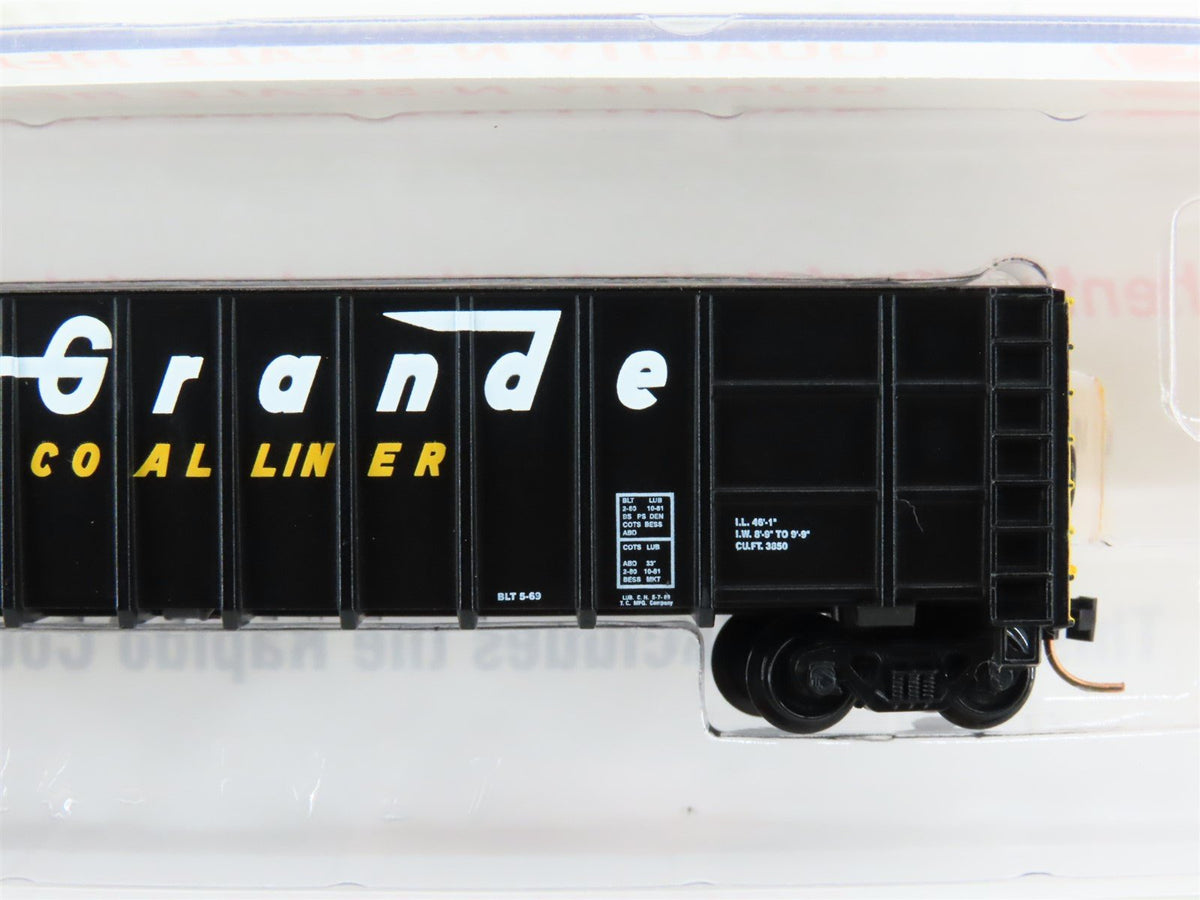 N Scale Roundhouse 81001 DRGW Rio Grande 50&#39; Thrall Gondola #56998 UPGRADED