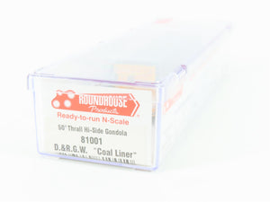 N Scale Roundhouse 81001 DRGW Rio Grande 50' Thrall Gondola #56998 UPGRADED
