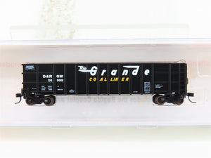 N Scale Roundhouse 81001 DRGW Rio Grande 50' Thrall Hi-Side Gondola #56998