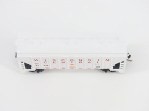 N Scale Red Caboose RN-15016-10 WC Wisconsin Central 2-Bay Hopper #84648