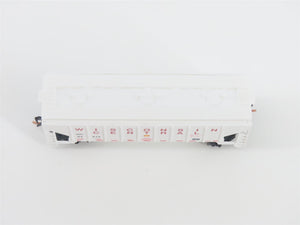 N Scale Red Caboose RN-15016-8 WC Wisconsin Central 2-Bay Covered Hopper #84619