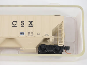 N Scale Red Caboose RN-15408-17 CSXT CSX 3-Bay Covered Hopper #259510