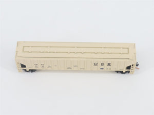 N Scale Red Caboose RN-15408-17 CSXT CSX 3-Bay Covered Hopper #259510