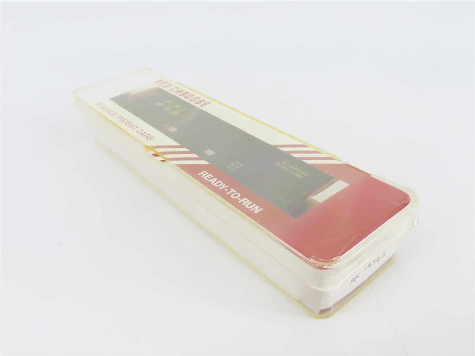 N Scale Red Caboose RN-17414-5 HTCX SCL Seaboard Coast Line Thrall Box Car #399