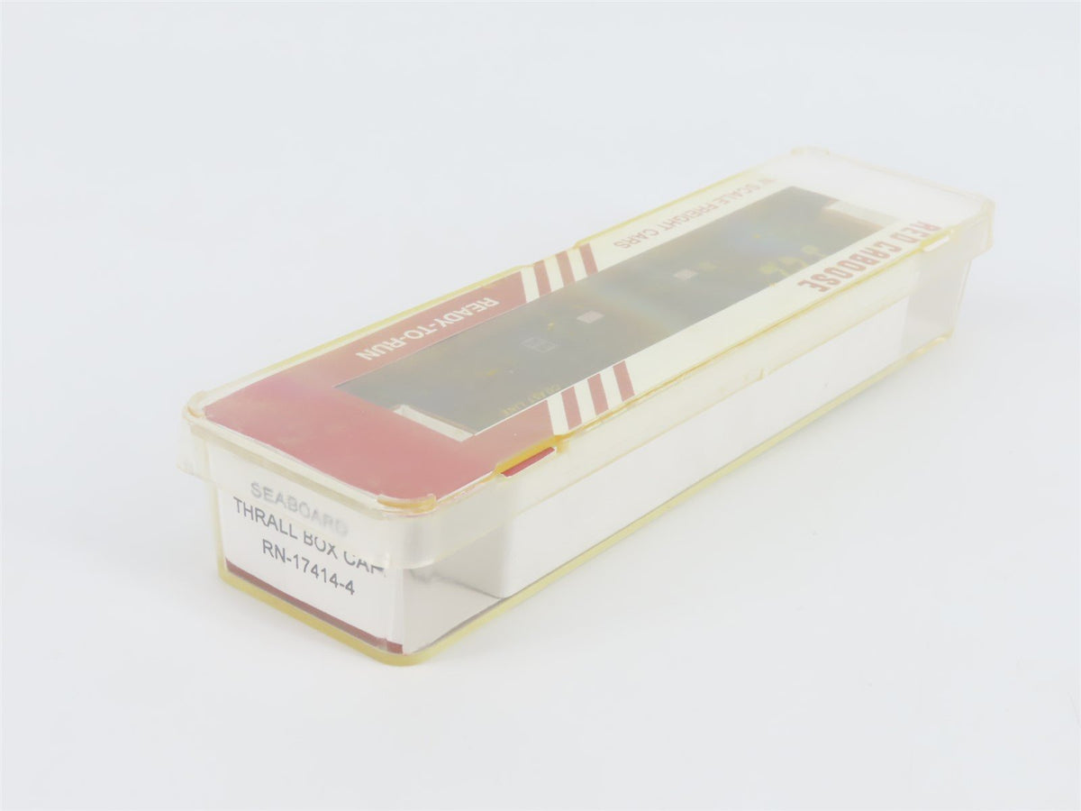N Scale Red Caboose RN-17414-4 HTCX SCL Seaboard Coast Line Thrall Box Car #397