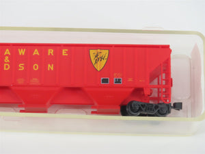 N Scale Red Caboose RN-15626-4 D&H Delaware & Hudson 3-Bay Hopper #12337
