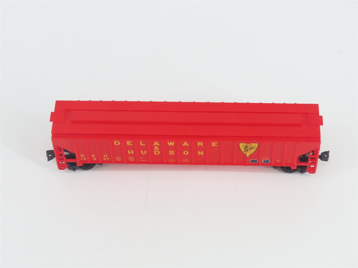 N Scale Red Caboose RN-15626-4 D&amp;H Delaware &amp; Hudson 3-Bay Hopper #12337