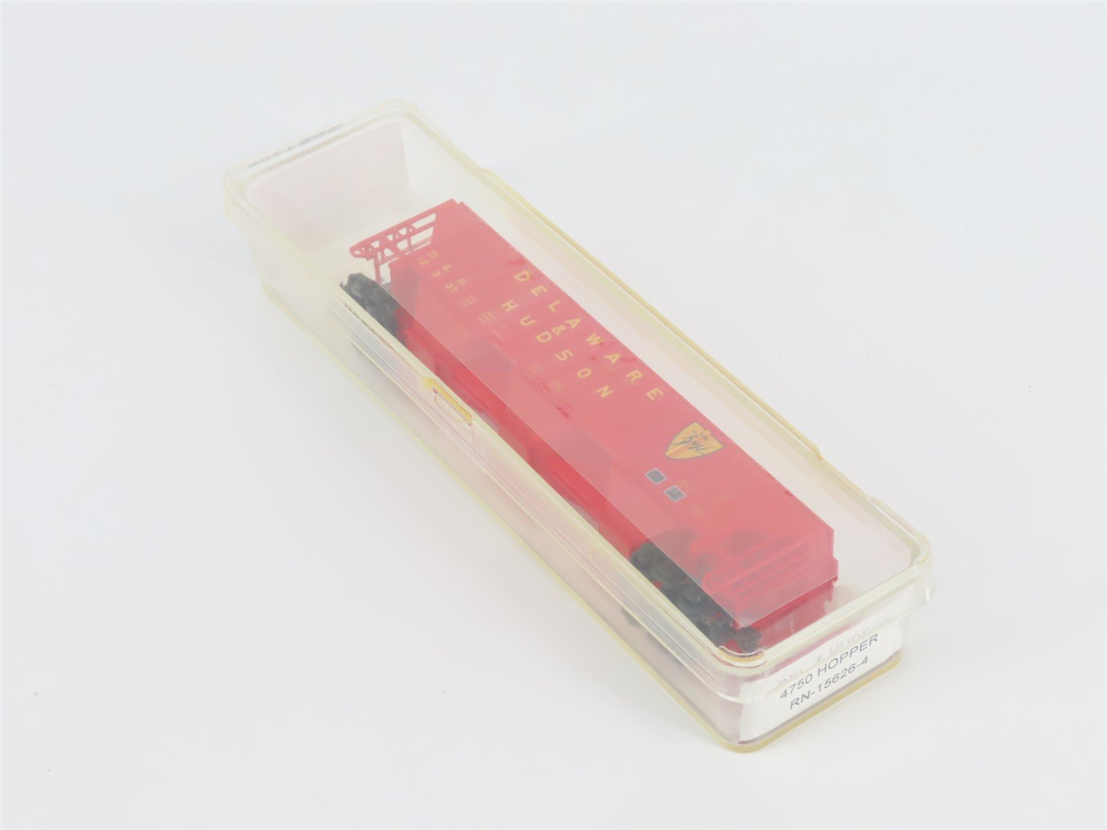 N Scale Red Caboose RN-15626-4 D&H Delaware & Hudson 3-Bay Hopper #12337