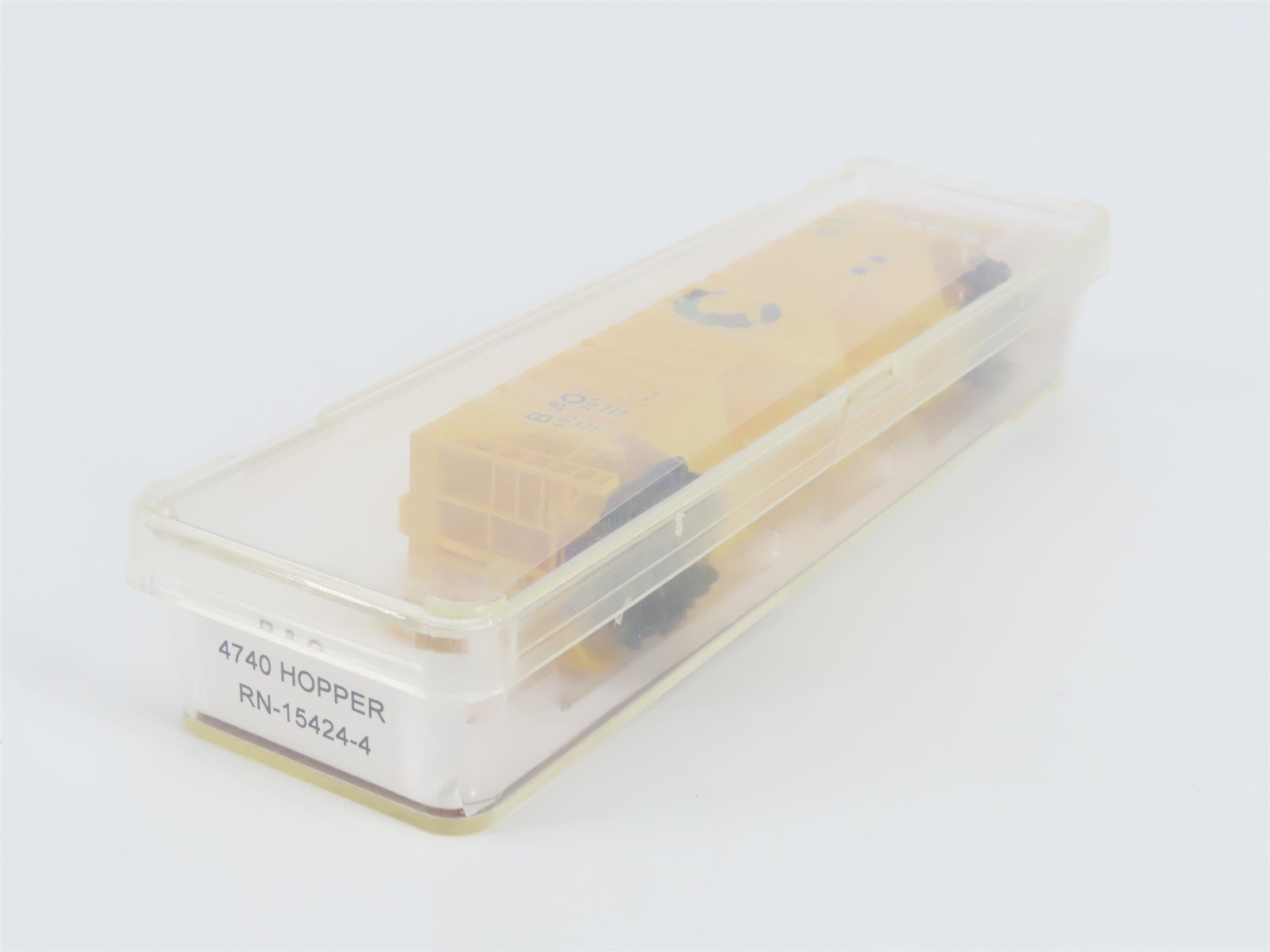 N Scale Red Caboose RN-15424-4 B&O Chessie System 3-Bay Covered Hopper #603201