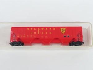 N Scale Red Caboose RM-25626-6 D&H Delaware & Hudson 3-Bay Covered Hopper #12359
