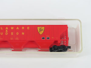 N Scale Red Caboose RM-25626-6 D&H Delaware & Hudson 3-Bay Covered Hopper #12359