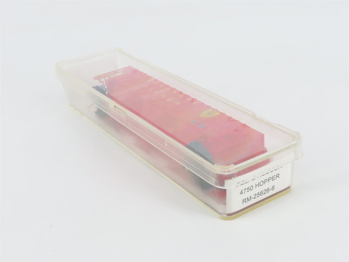 N Scale Red Caboose RM-25626-6 D&amp;H Delaware &amp; Hudson 3-Bay Covered Hopper #12359