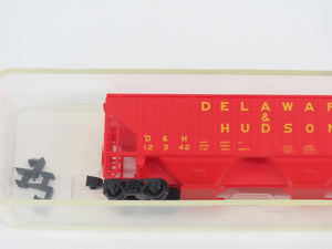 N Scale Red Caboose RN-15626-5 D&H Delaware & Hudson 3-Bay Hopper #12342