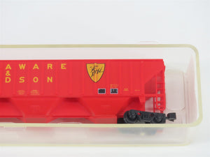 N Scale Red Caboose RN-15626-5 D&H Delaware & Hudson 3-Bay Hopper #12342